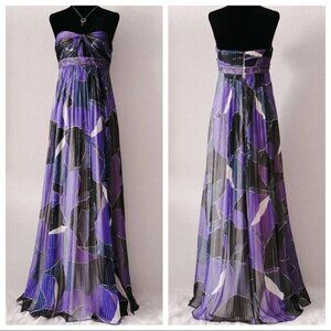 BCBG Max Azria chiffon gown